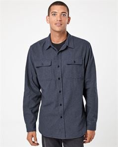 preview image of Burnside 8200 Long Sleeve Solid Flannel Shirt
