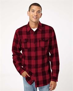preview image of Burnside 8210 Yarn-Dyed Long Sleeve Flannel Shirt