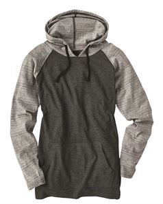 preview image of Burnside 8127 Yarn-Dyed Raglan Hooded Pullover