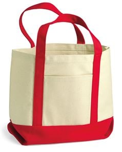 preview image of Liberty Bags 8867 11 Ounce Small Cotton Canvas Boater Tote