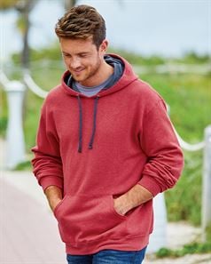 preview image of Fruit of the Loom SF76R Sofspun Hooded Pullover Sweatshirt