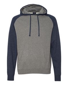 preview image of Independent Trading Co. IND40RP Raglan Hooded Pullover