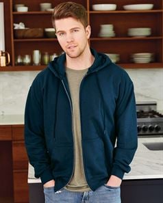 preview image of Hanes F280 Ultimate Cotton Full-Zip Hooded Sweatshirt