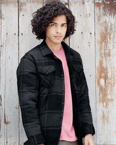 preview image of Burnside 8610 Quilted Flannel Jacket