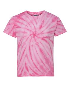 preview image of Dyenomite 20BCY Youth Cyclone Vat-Dyed Pinwheel Short Sleeve T-Shirt