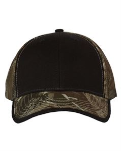 Solid Front Camouflage Cap