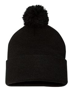 preview image of Sportsman SP15 Pom-Pom Cuffed Beanie 12in