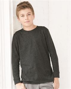 preview image of LAT 6201 Fine Jersey Youth Long Sleeve Tee