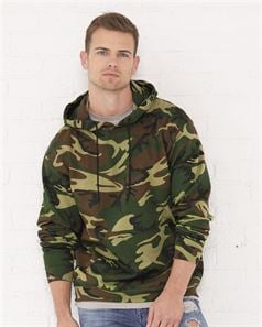 preview image of Code Five 3969 Adult Camo Pullover Fleece Hoodie