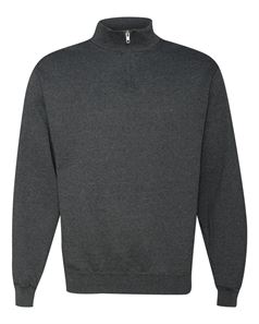 preview image of Jerzees 995MR Nublend Quarter-Zip Cadet Collar Sweatshirt