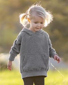 preview image of Independent Trading Co. PRM10TSB Toddler Special Blend Raglan Hooded Pullover Sweatshirt