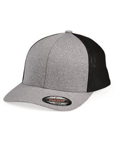 preview image of Flexfit 6311 Melange Trucker Cap With Mesh Back