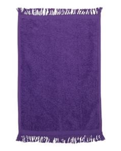 preview image of Q-Tees T100 Fringed Fingertip Towel