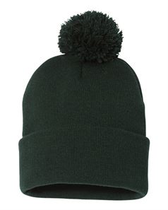 Pom-Pom 12" Knit Beanie