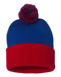 preview image of Sportsman SP15 Pom-Pom Cuffed Beanie 12in