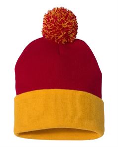preview image of Sportsman SP15 Pom-Pom Cuffed Beanie 12in