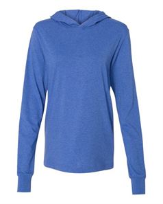 preview image of Bella + Canvas 3512 Unisex Long Sleeve Jersey Hooded Tee