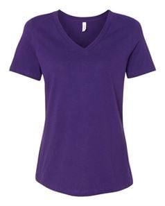 preview image of Bella + Canvas 6405 Women's Relaxed Short Sleeve Jersey V-Neck Tee