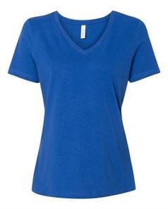 preview image of Bella + Canvas 6405 Women's Relaxed Short Sleeve Jersey V-Neck Tee