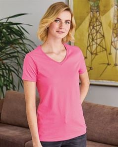 preview image of Hanes 5780 Women's V-Neck T-Shirt