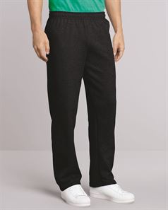 preview image of Gildan 18300 Heavy Blend Open Bottom Sweatpants with Pockets
