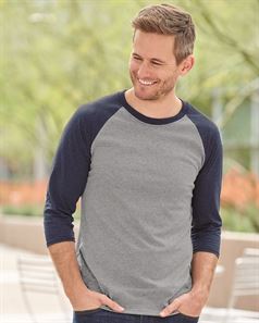 preview image of Jerzees 601RR Dri-Power Active Triblend Baseball Raglan T-Shirt