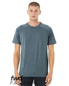 preview image of BELLA + CANVAS 3201 Heather CVC Raglan Tee