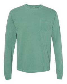 preview image of Comfort Colors 4410 Garment Dyed Heavyweight Ringspun Long Sleeve Pocket T-Shirt