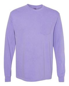 preview image of Comfort Colors 4410 Garment Dyed Heavyweight Ringspun Long Sleeve Pocket T-Shirt