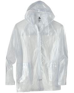 preview image of Augusta Sportswear 3160 Clear Hooded Rain Jacket
