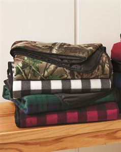 Alpine Fleece 8702 Patterned Picnic Blanket