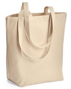 preview image of Liberty Bags 8866 Large Gusseted Cotton Canvas Tote