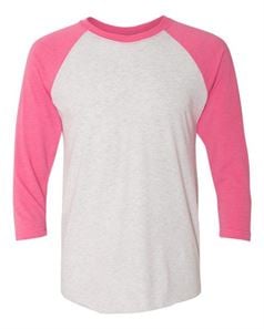preview image of Next Level 6051 Unisex Tri-Blend Three-Quarter Sleeve Baseball Raglan Tee