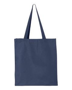 preview image of Q-Tees Q125300 13.7L Gusseted Canvas Shopper