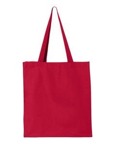 preview image of Q-Tees Q125300 13.7L Gusseted Canvas Shopper