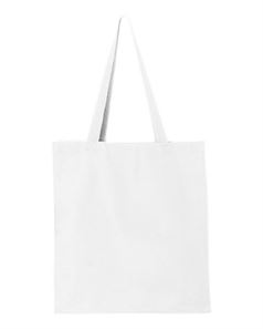 preview image of Q-Tees Q125300 13.7L Gusseted Canvas Shopper