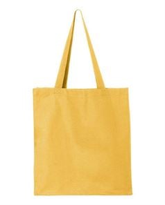 preview image of Q-Tees Q125300 13.7L Gusseted Canvas Shopper