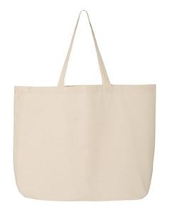 preview image of Q-Tees Q600 24.5L Jumbo Canvas Tote