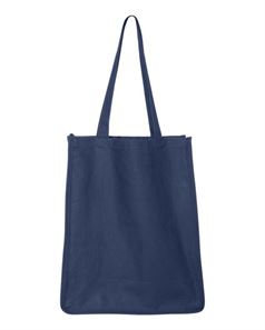 preview image of Q-Tees Q125400 27.3L Gusseted Jumbo Canvas Shopper