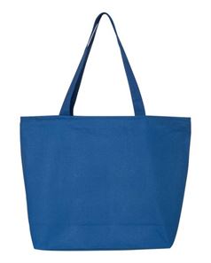 preview image of Q-Tees Q611 24.5L Canvas Zippered Tote