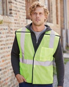 preview image of ML Kishigo 1535-1536 Economy Single Pocket Breakaway Vest