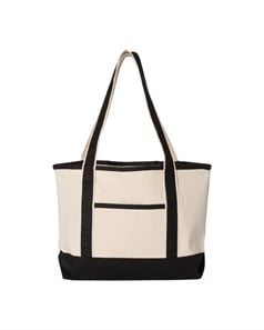 preview image of Q-Tees Q125800 20L Small Canvas Deluxe Tote