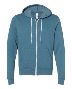 preview image of Bella + Canvas 3739 Unisex Full-Zip Hooded Sweatshirt