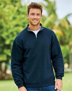 Fruit of the Loom SF95R Sofspun  Quarter-Zip Sweatshirt