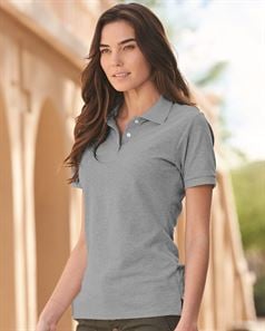 preview image of Jerzees 443W Women's Easy Care Double Mesh Ringspun Pique Sport Shirt