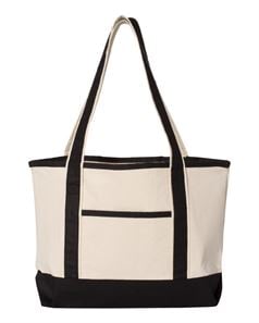 preview image of Q-Tees Q125800 20L Small Canvas Deluxe Tote