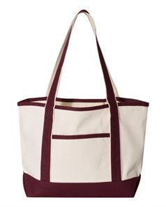 preview image of Q-Tees Q125800 20L Small Canvas Deluxe Tote