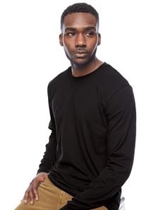 preview image of American Apparel 2007W Fine Jersey Long Sleeve T-Shirt