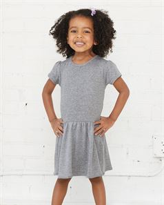 Rabbit Skins 5323 Toddler Baby Rib Dress