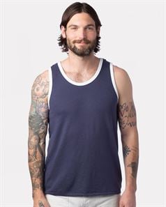 Alternative 5053 Keeper Vintage Jersey Ringer Tank Top